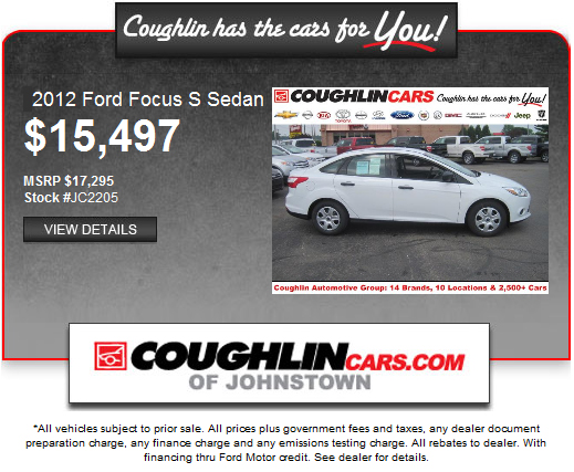 2012 Ford Focus S Sedan